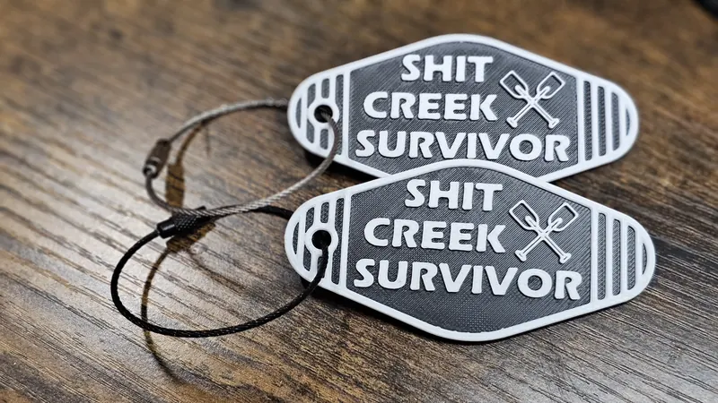 Custom Keychain - Personalized 3D printed keychain
